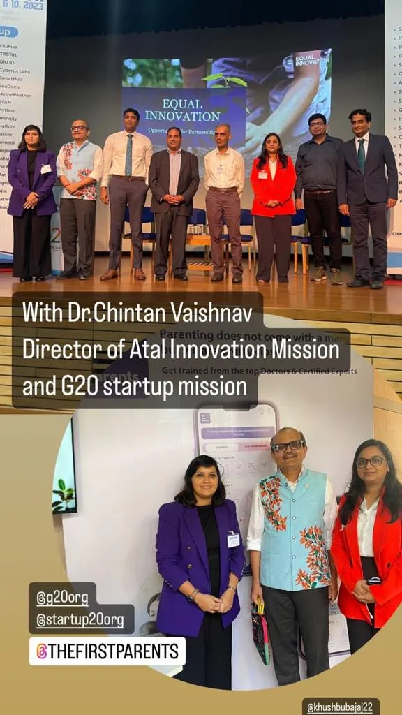 Dr. Chintan Vaishnav, Mission Director of Atal Innovation Mission, and Mr. Nishith Acharya of Equal Innovation